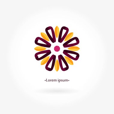 Vintage güzel dairesel logo