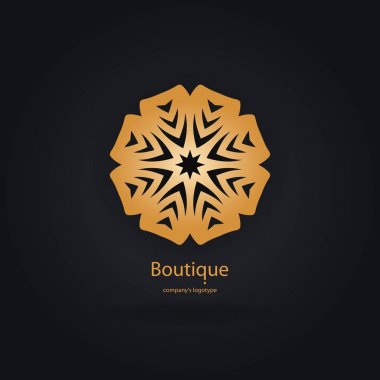  Bir çiçek şeklinde logo 