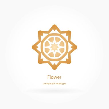  Bir çiçek şeklinde logo 