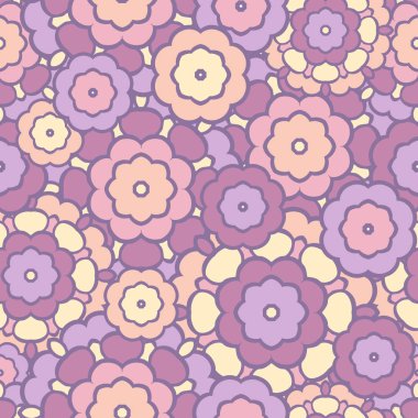 Kusursuz çiçek deseni. 