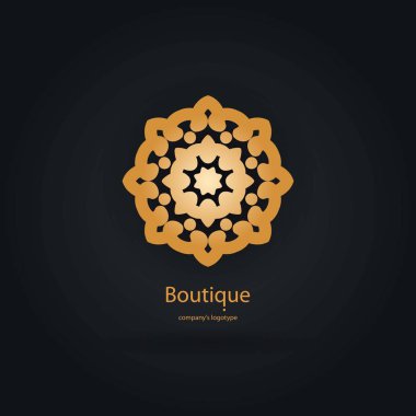  Bir çiçek şeklinde logo 