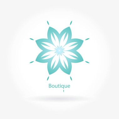 Vintage güzel dairesel logo