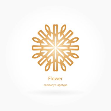  Bir çiçek şeklinde logo 