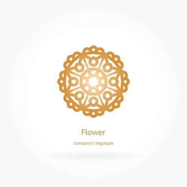  Bir çiçek şeklinde logo 