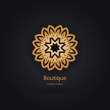  Bir çiçek şeklinde logo 