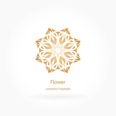  Bir çiçek şeklinde logo 