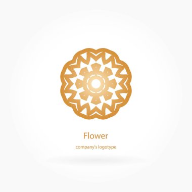  Bir çiçek şeklinde logo 