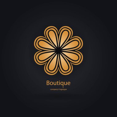  Bir çiçek şeklinde logo 