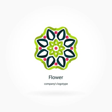 Vintage güzel dairesel logo