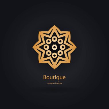  Bir çiçek şeklinde logo 