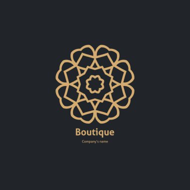  Bir çiçek şeklinde logo 