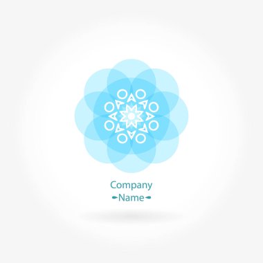 Vintage güzel dairesel logo