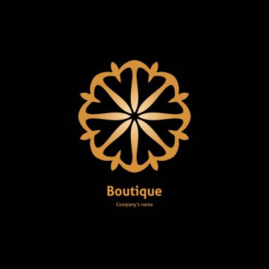  Bir çiçek şeklinde logo 