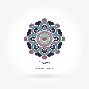 Vintage güzel dairesel logo