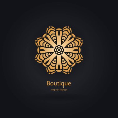  Bir çiçek şeklinde logo 