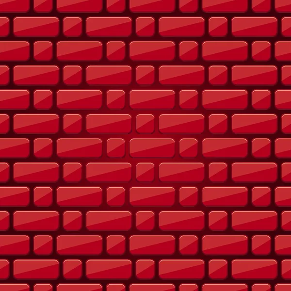 Red brick wall. — Stock Vector