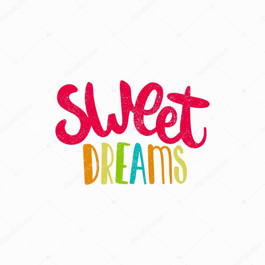 Sweet dreams lettering