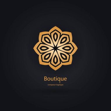  Bir çiçek şeklinde logo 