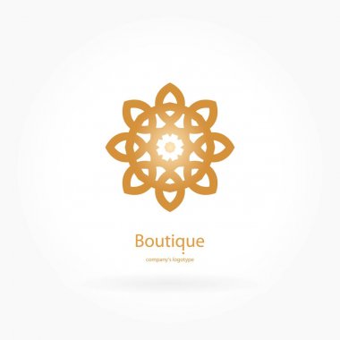  Bir çiçek şeklinde logo 