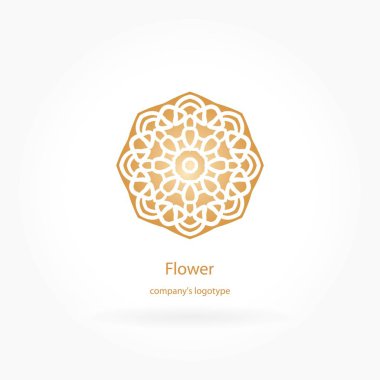  Bir çiçek şeklinde logo 