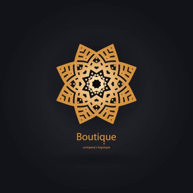  Bir çiçek şeklinde logo 