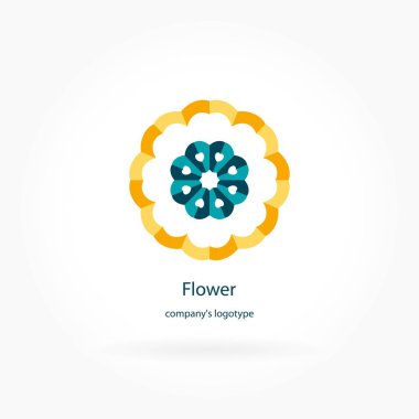 Vintage güzel dairesel logo