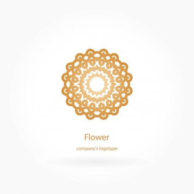  Bir çiçek şeklinde logo 