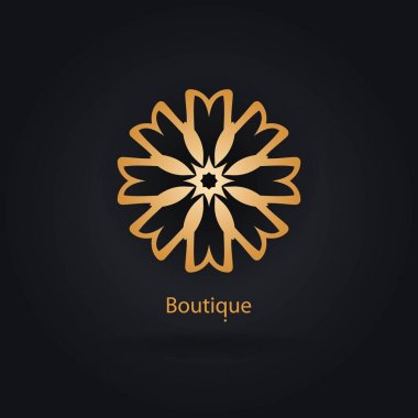  Bir çiçek şeklinde logo 