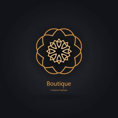  Bir çiçek şeklinde logo 