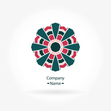 Vintage güzel dairesel logo