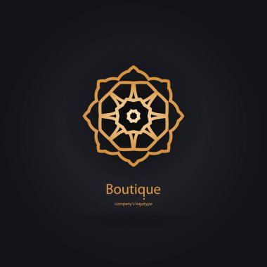  Bir çiçek şeklinde logo 