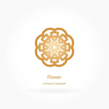  Bir çiçek şeklinde logo 