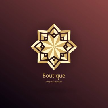  Bir çiçek şeklinde logo 