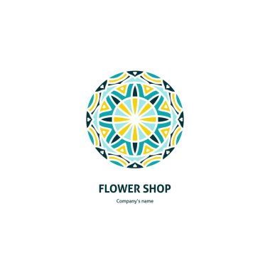 Vintage güzel dairesel logo