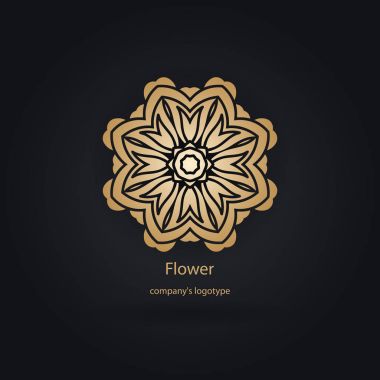  Bir çiçek şeklinde logo 