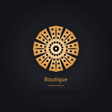  Bir çiçek şeklinde logo 