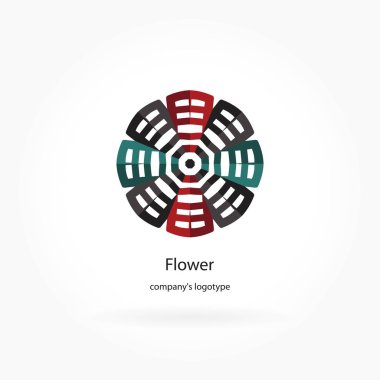 Vintage güzel dairesel logo