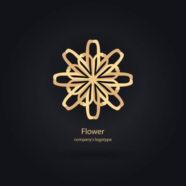  Bir çiçek şeklinde logo 