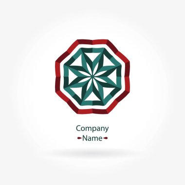 Vintage güzel dairesel logo