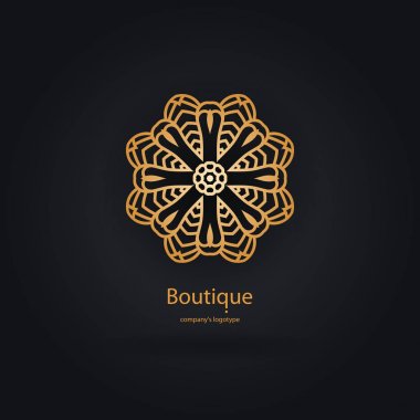  Bir çiçek şeklinde logo 