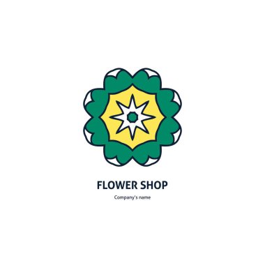 Vintage güzel dairesel logo