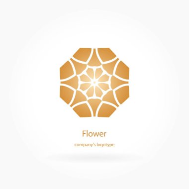  Bir çiçek şeklinde logo 