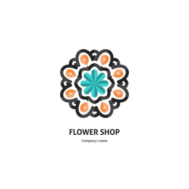 Vintage güzel dairesel logo