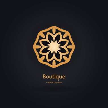  Bir çiçek şeklinde logo 