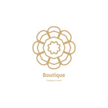  Bir çiçek şeklinde logo 