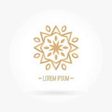  Bir çiçek şeklinde logo 