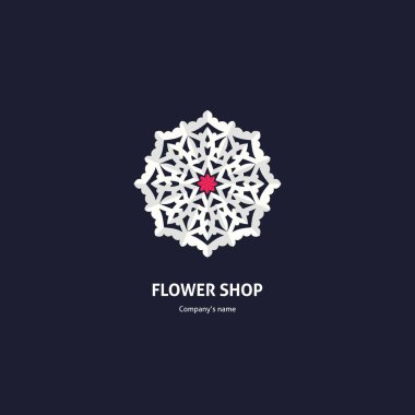 Vintage güzel dairesel logo