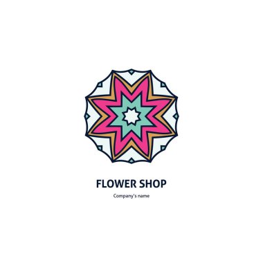 Vintage güzel dairesel logo