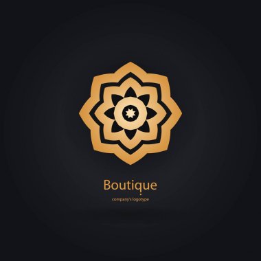  Bir çiçek şeklinde logo 