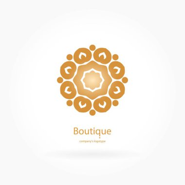  Bir çiçek şeklinde logo 